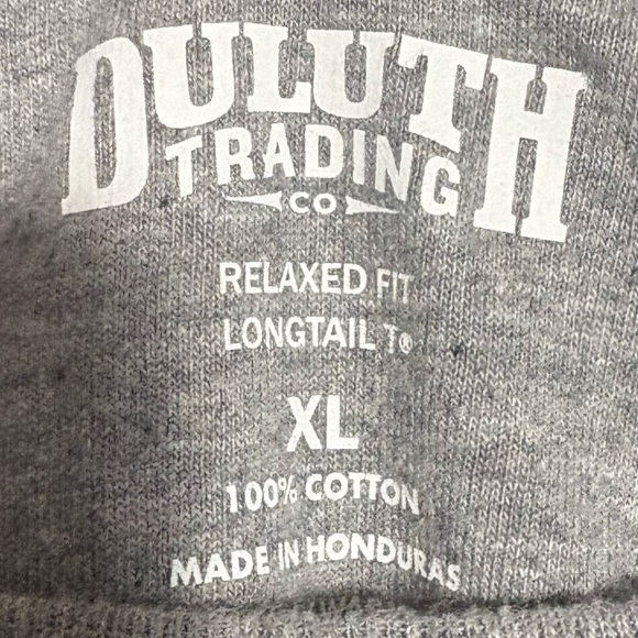 Duluth Trading Co Men's Navy and Gray Short Sleeve Tee size XL - Picture 2 of 3